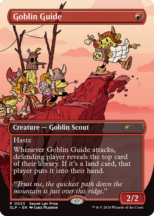 Goblin Guide (SLP-023) - rare (Borderless) - Foil
