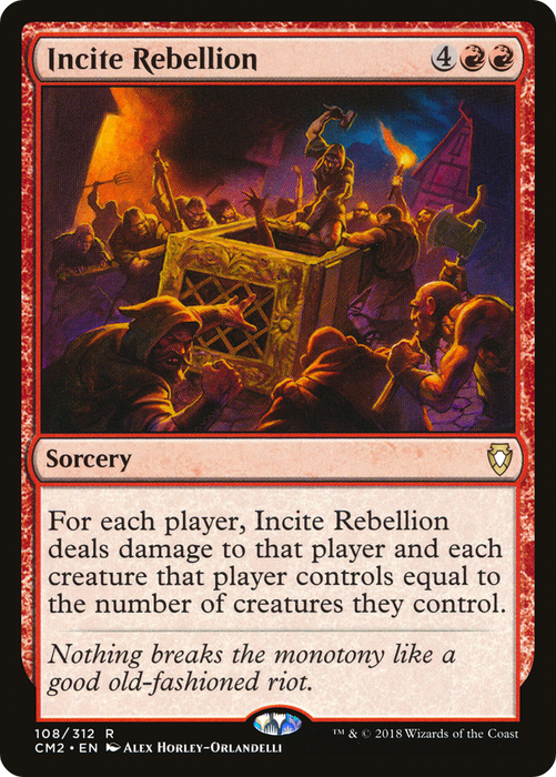 Incite Rebellion (CM2-108) - rare