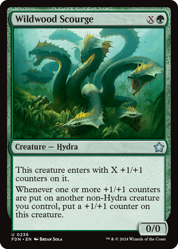 Wildwood Scourge (FDN-236) - uncommon