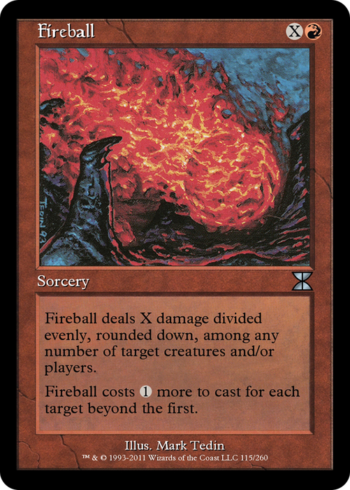 Fireball (ME4-115) - uncommon - Foil