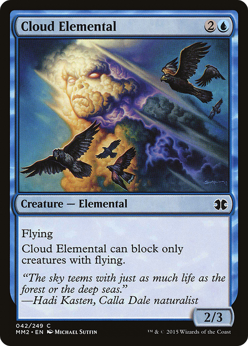 Cloud Elemental (MM2-042) - common - Foil