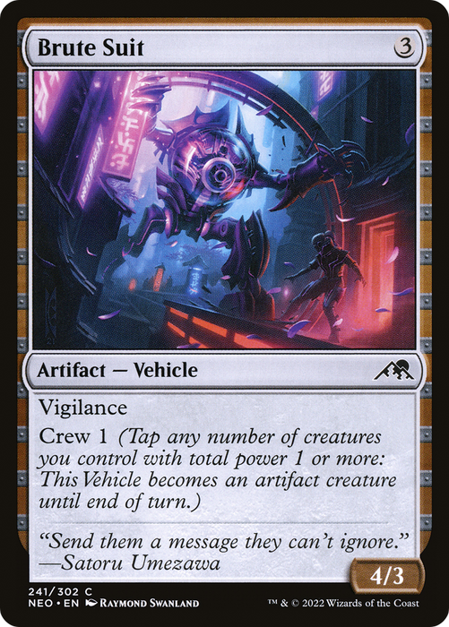 Brute Suit (NEO-241) - common - Foil