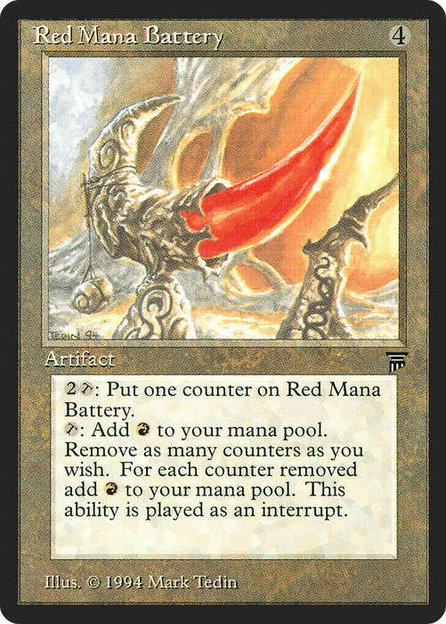 Red Mana Battery (LEG-291) - uncommon