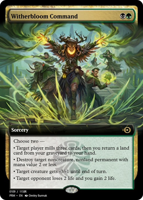 Witherbloom Command (PRM-90190) - rare - Foil