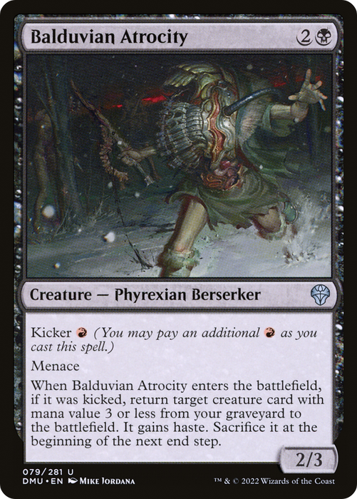 Balduvian Atrocity (DMU-079) - uncommon - Foil