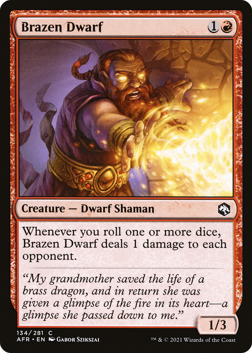Brazen Dwarf (AFR-134) - common