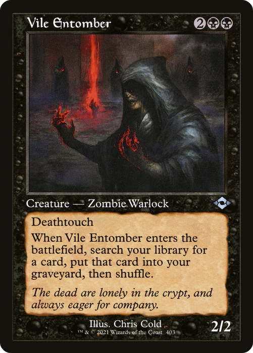Vile Entomber (MH2-403) - uncommon - Etched Foil