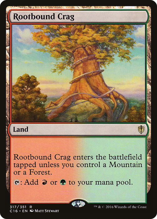 Rootbound Crag (C16-317) - rare