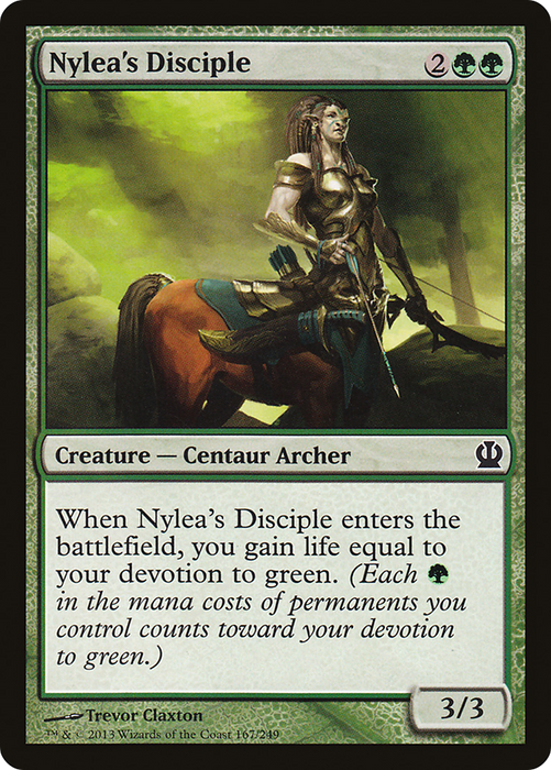Nylea's Disciple (THS-167) - common - Foil