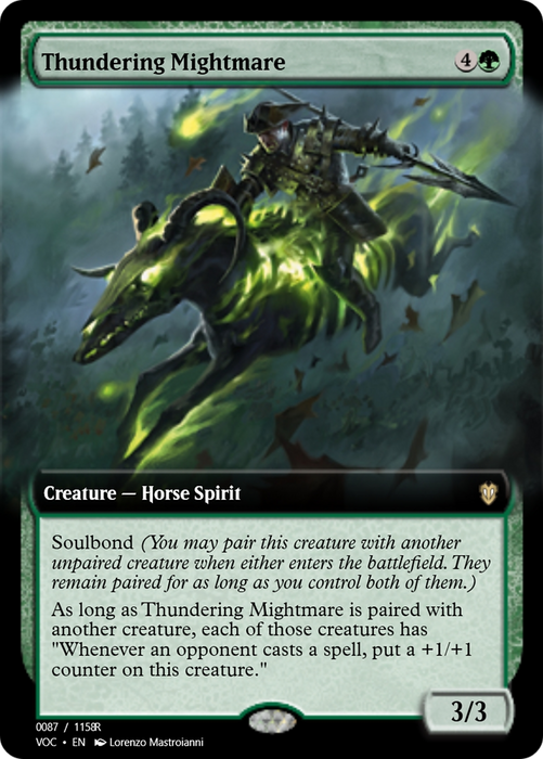 Thundering Mightmare (PRM-95413) - rare - Foil