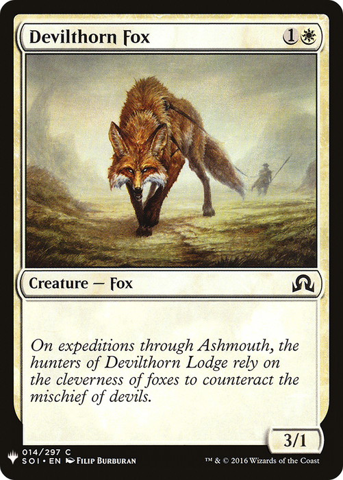 Devilthorn Fox (LIST-SOI-14) - common