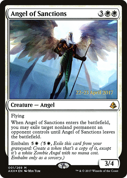 Angel of Sanctions (PRE-01S) - mythic - Foil