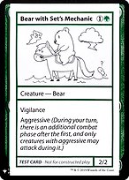 Bear with Set's Mechanic (CMB1-071) - rare