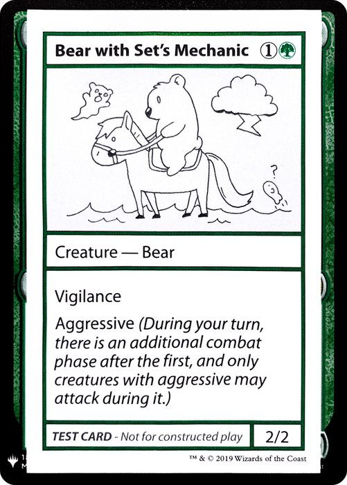 Bear with Set's Mechanic (CMB1-071) - rare