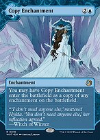 Copy Enchantment (WOT-016) - rare: (Showcase) (Borderless)