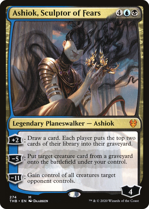 Ashiok, Sculptor of Fears (THB-274) - mythic