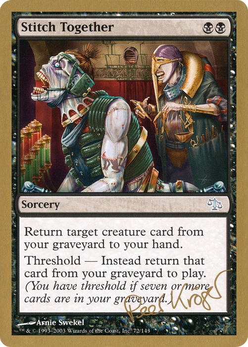 Stitch Together (WCD-PK72) - uncommon