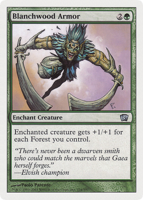 Blanchwood Armor (8ED-234) - uncommon