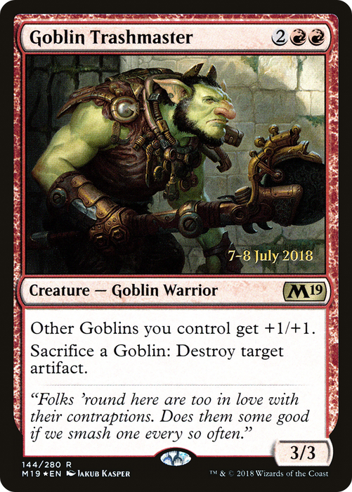 Goblin Trashmaster (PRE-144S) - rare - Foil