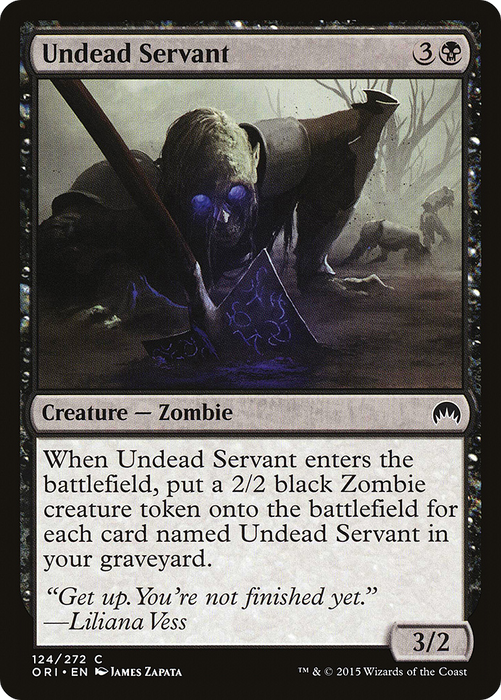 Undead Servant (ORI-124) - common - Foil