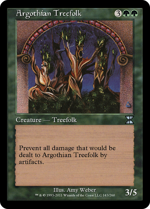 Argothian Treefolk (ME4-143) - uncommon - Foil