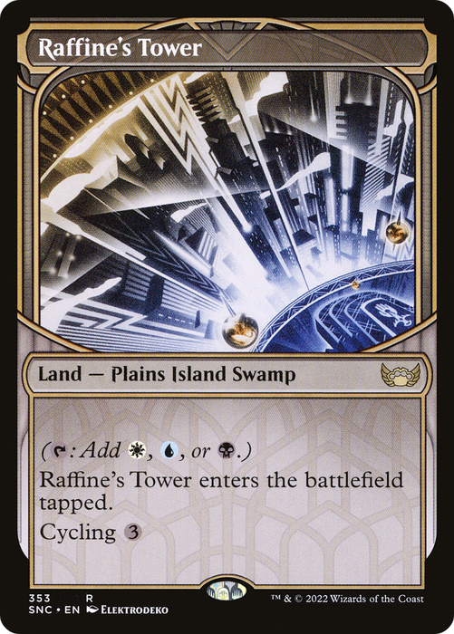 Raffine's Tower (SNC-353) - rare: (Showcase) - Foil