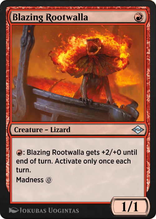Blazing Rootwalla (J21-418) - uncommon