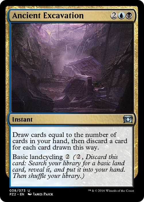 Ancient Excavation (PZ2-038) - uncommon - Foil