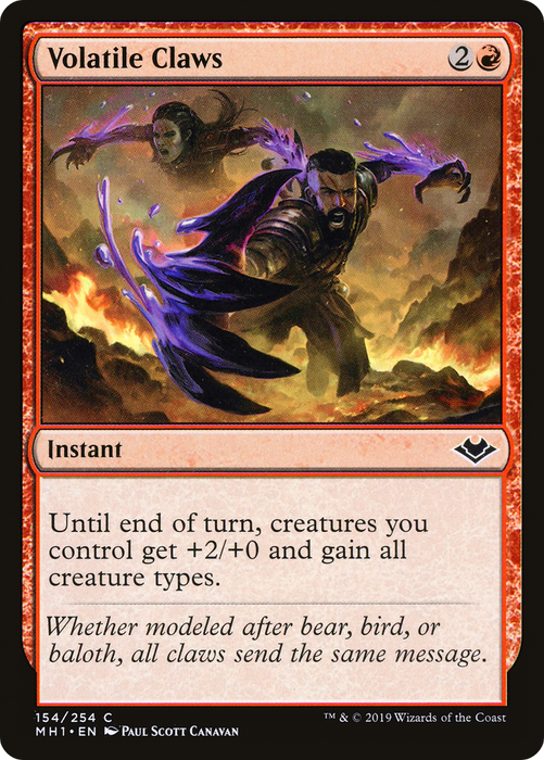 Volatile Claws (MH1-154) - common - Foil