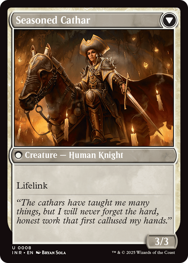 Ambitious Farmhand // Seasoned Cathar (INR-008) - uncommon - Foil