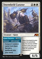 Stormkeld Curator // Giant Secrets (YWOE-026) - mythic