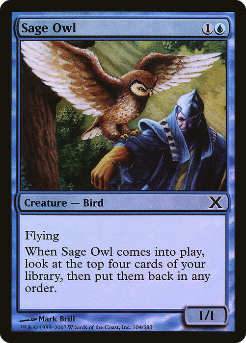 Sage Owl (10E-104★) - common - Foil