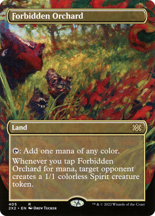 Forbidden Orchard (2X2-405) - rare (Borderless) - Foil