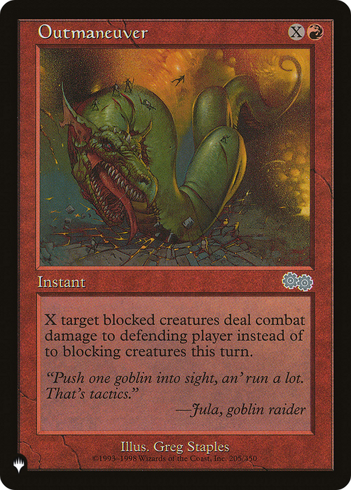 Outmaneuver (LIST-USG-205) - uncommon