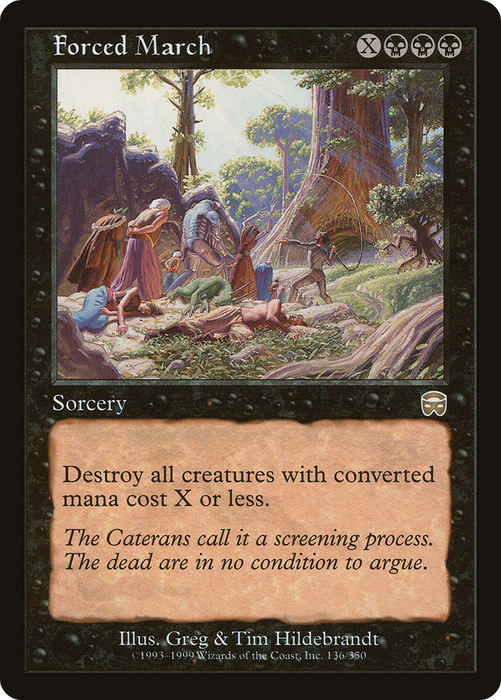 Forced March (MMQ-136) - rare - Foil