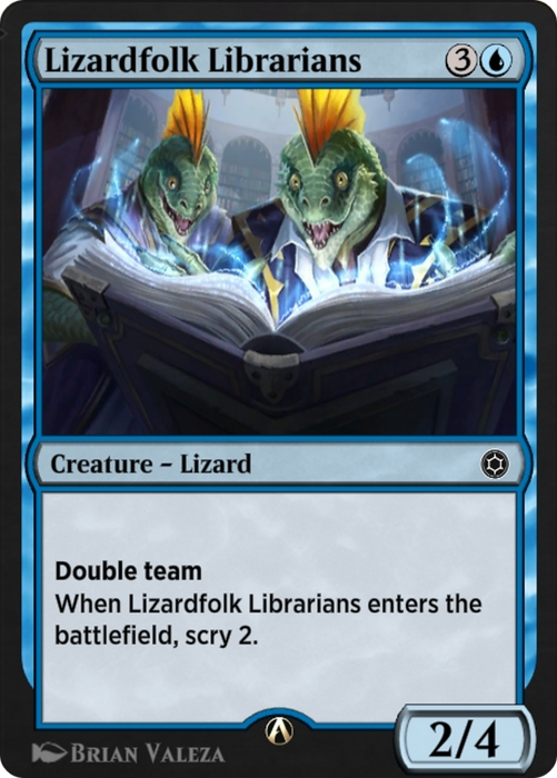 Lizardfolk Librarians (HBG-035) - common