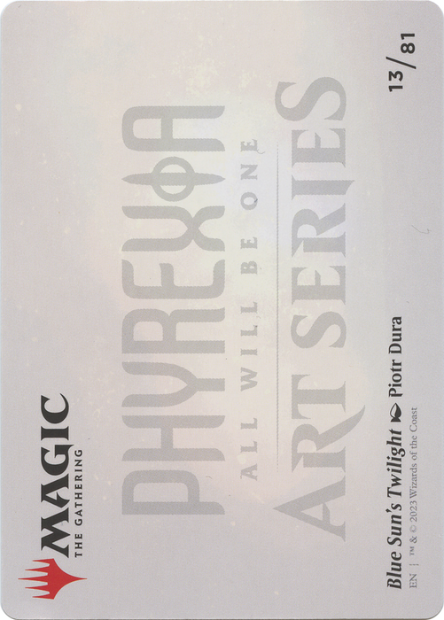 Blue Sun's Twilight // Blue Sun's Twilight (AONE-013) - common (Borderless)