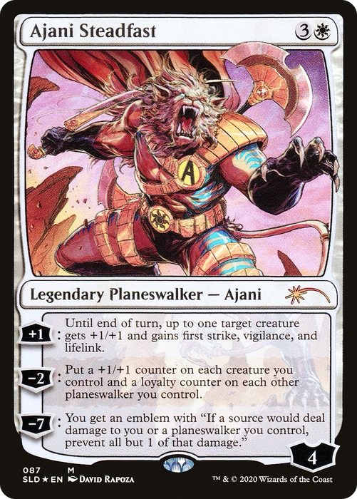 Ajani Steadfast (SLD-087) - mythic - Foil