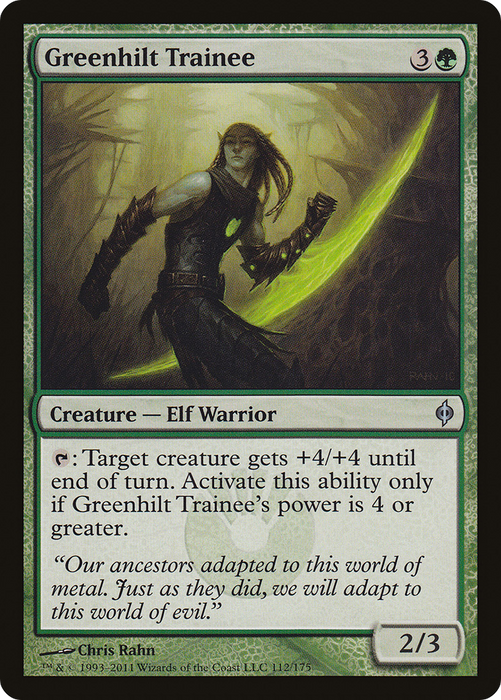 Greenhilt Trainee (NPH-112) - uncommon - Foil