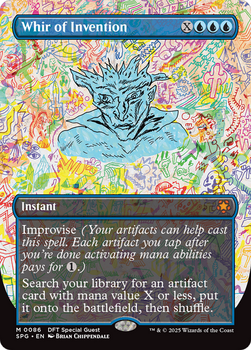 Whir of Invention (SPG-086) - mythic (Borderless) - Foil