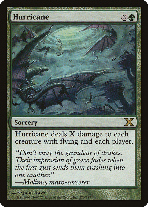 Hurricane (10E-270) - rare - Foil