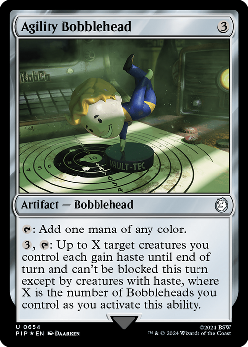 Agility Bobblehead (PIP-654) - uncommon - Foil