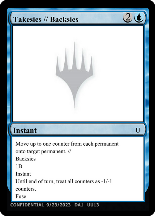 Takesies // Backsies (UNK-UU13) - uncommon