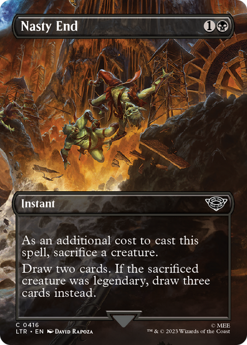 Nasty End (LTR-416) - common (Borderless) - Foil