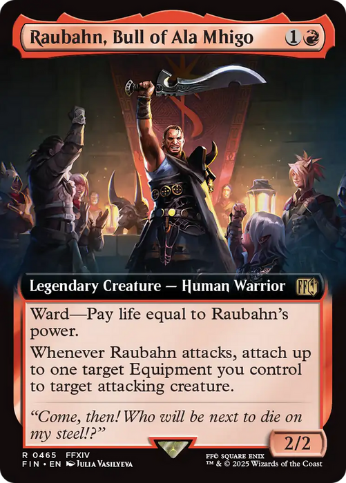 Raubahn, Bull of Ala Mhigo (FIN-465) - rare: (Extended Art)