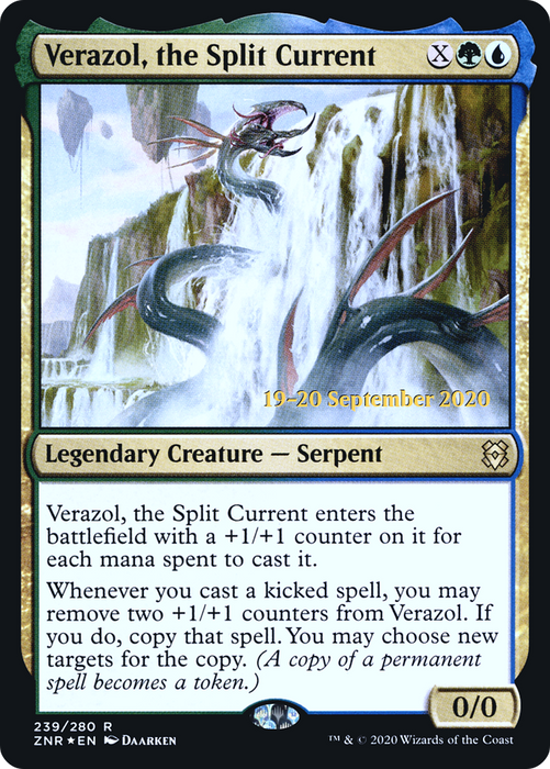 Verazol, the Split Current (PRE-239S) - rare - Foil