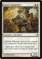 Ajani's Sunstriker (CNS-066) - common - Foil