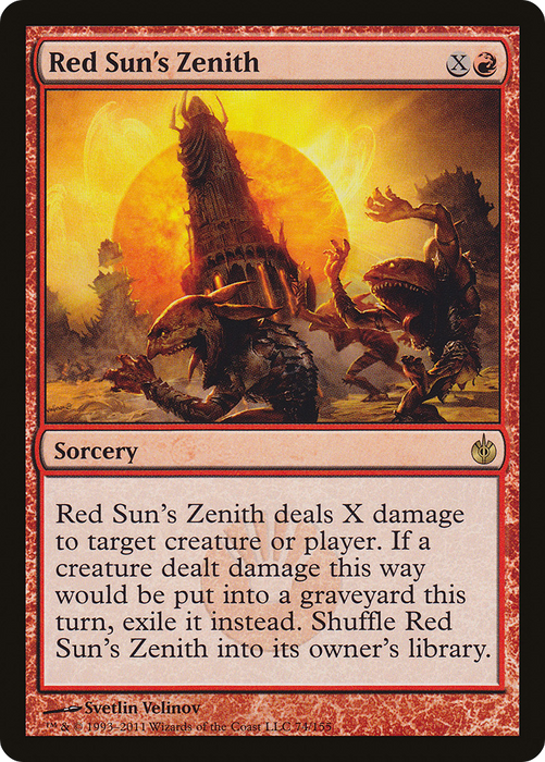 Red Sun's Zenith (MBS-074) - rare - Foil