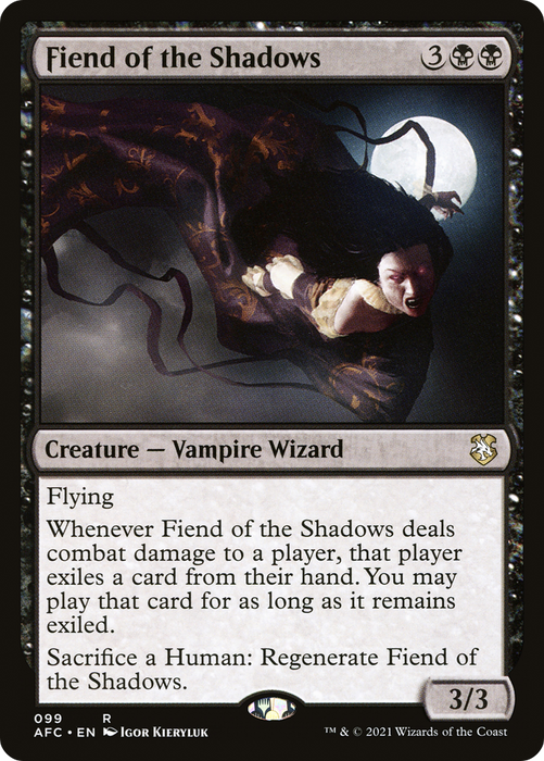Fiend of the Shadows (AFC-099) - rare