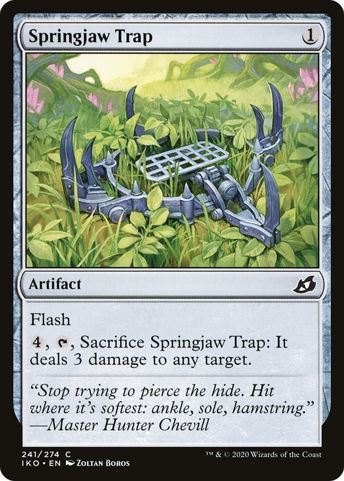 Springjaw Trap (IKO-241) - common - Foil